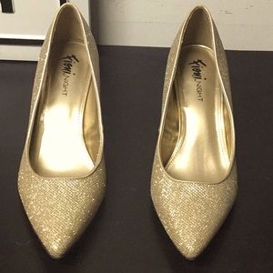 Gold dress heels
